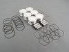 ES#3569780 - 314326 - JE Forged Piston Set - 82.5mm bore (oversized), 9.0:1 compression ratio, 86.4mm stroke - includes rings, wrist-pins, & circlips - JE Piston - Audi