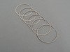ES#3569780 - 314326 - JE Forged Piston Set - 82.5mm bore (oversized), 9.0:1 compression ratio, 86.4mm stroke - includes rings, wrist-pins, & circlips - JE Piston - Audi