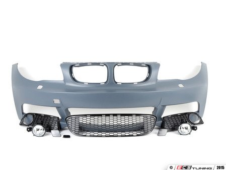 ES#2918123 - 012230ecs07a - M-Tech Style Front Bumper - with fog lights - Aggressive styling. OEM-like fitment. It's a win-win. - ECS - BMW