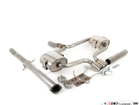 ES#2827817 - SSXM403 - Cat-Back Exhaust System - Non-resonated R52 MINI Cooper Convertible S/JCW - 2.50" stainless steel with dual 76.2mm Special polished tips - Milltek Sport - MINI