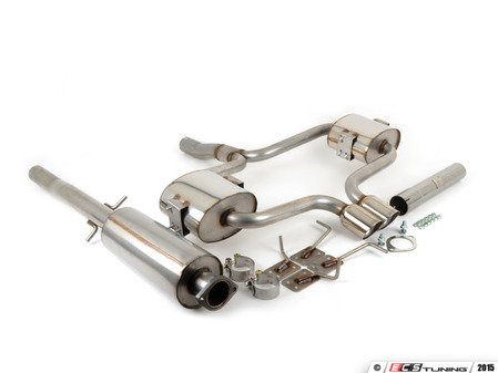 ES#2827799 - SSXM008 - Cat-Back Exhaust System - Resonated R52 MINI Cooper Convertible S/JCW - 2.50" stainless steel with dual 76.2mm Special polished tips - Milltek Sport - MINI