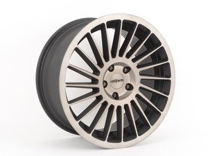 ES#2835214 - R12618854335 - 18" IND-T - Left side - Priced Each - (NO LONGER AVAILABLE) - 18"x8.5" ET35 5x112 - Black/Machined - Rotiform - 