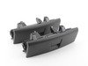 ES#1928118 - 8K0898001 - Front Underseat Storage Bin Kit - Pair - Sabre (Black) - Add convenient storage to both seats with one kit! - Genuine European Volkswagen Audi - Audi