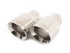 ES#2918052 - SSXAU3811KT4 - Turboback Exhaust System - Resonated - 3" Large bore downpipe with Hi-Flow Sports cat and 3" stainless steel cat-back with dual 100mm polished tips - Milltek Sport - Audi