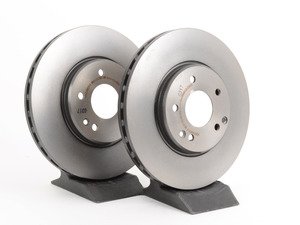 ES#2598526 - 2104212512KT2 - Front Brake Rotors - Pair - Does not include brake rotor securing screws - Brembo - Mercedes Benz