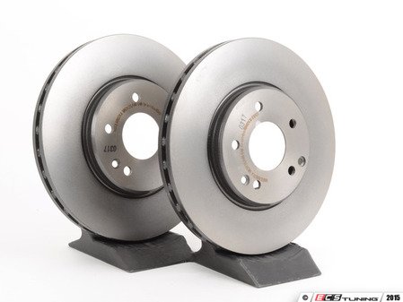 ES#2598526 - 2104212512KT2 - Front Brake Rotors - Pair - Does not include brake rotor securing screws - Brembo - Mercedes Benz