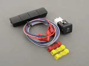 Traction Control Button Retrofit Kit With button Blanks - Without Keyless Start