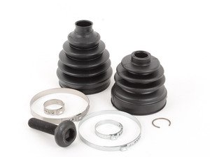 ES#2765951 - 8E0849203KT1 - Front CV Joint Refresh Kit - Priced Each - Includes both inner & outer boots with hardware - Services one axle - Assembled By ECS - Audi