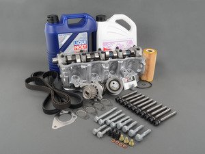 ES#2855398 - 038103265AKT - Cylinder Head Replacement Kit - Includes complete cylinder head, required gaskets, hardware, oil and coolant! - Assembled By ECS - Volkswagen