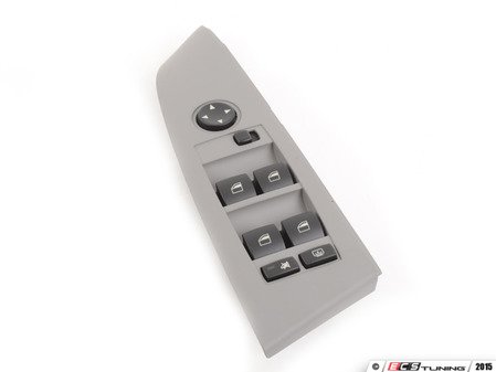 ES#167551 - 61316951916 - Master Window Switch - Gray - Replace a faulty window switch in drivers door to restore operation to all your windows and locks - Genuine BMW - BMW