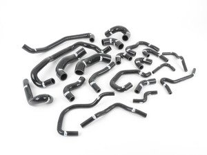 ES#2765461 - FMKC4R32 -  Silicone Coolant Hose Kit - Black - Improves performance, durability, along with providing a cleaner look. 21 piece kit - Forge - Volkswagen
