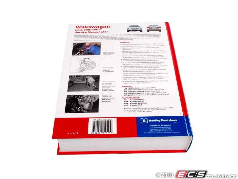 Bentley - VJ10 - VW MKV Jetta (05-10) Service Manual