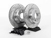 ES#2863990 - HK4511.458Z - Rear Sector 27 Performance Rotor & Pad Kit - (NO LONGER AVAILABLE) - Featuring Hawk Sector 27 cross drilled and slotted rotors with Performance Ceramic brake pads - Hawk - 