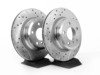 ES#2863990 - HK4511.458Z - Rear Sector 27 Performance Rotor & Pad Kit - (NO LONGER AVAILABLE) - Featuring Hawk Sector 27 cross drilled and slotted rotors with Performance Ceramic brake pads - Hawk - 
