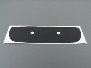 ES#79347 - 51147183833 - JCW GP Adhesive Film For License Plate - Black film located behind the rear licensee plate - Genuine MINI - MINI