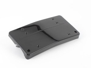 ES#1676231 - 12988509819040 - Front License Plate Bracket - Black (Color Code 9040) - Genuine Mercedes Benz - Mercedes Benz