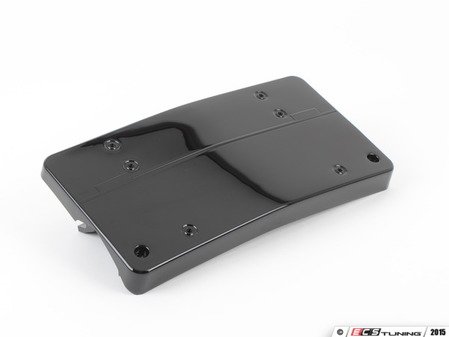 ES#1676231 - 12988509819040 - Front License Plate Bracket - Black (Color Code 9040) - Genuine Mercedes Benz - Mercedes Benz