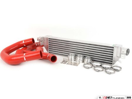ES#1832086 - FMINTMKVR - Front Mount Intercooler Kit - Red Hoses - Forge innovative "TWINtercooler" design - Forge - Volkswagen