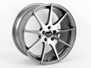 ES#2825733 - 509-2KT1 - 19" Style 509 Wheels - Set Of Four - (NO LONGER AVAILABLE) - 19"x9.5" ET40 5x112 - Gunmetal with Machine Face - Alzor - 