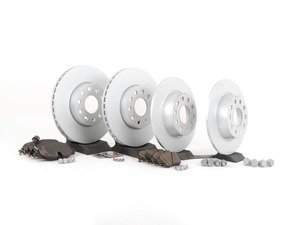 ES#2848076 - 5c0615301aKT1 - Front & Rear Brake Service Kit - Featuring genuine rotors and pads. - Genuine Volkswagen Audi - Volkswagen