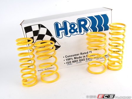 ES#1303348 - 29656 - Sport Spring Set - Vehicles After 9/1/88, w/o self-leveling - H&R - BMW