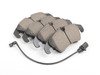 ES#2763651 - 8K0698151Hkt2 - Front & Rear Euro Ceramic Brake Pad Kit - Ceramic composite developed to meet low dust & noise requirements, includes front and rear pads - Akebono - Audi