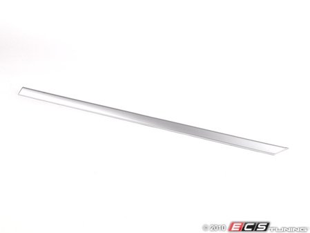 ES#104252 - 51422695580 - Matte Chrome Rear Door Trim Insert - Right - Found at the top of the door panel - Genuine BMW - BMW