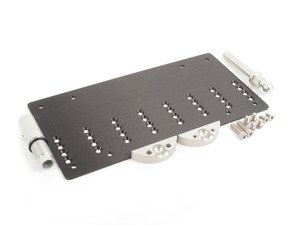 ES#3552421 - E10701120USA - Tow Hook Mounted License Plate Bracket - Keep your front bumper free of holes and allow your front plate to be easily removed for shows or photo shoots - Rennline - Audi