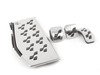 ES#1798 - R32PSWDP - Full R32 Pedal Set - (NO LONGER AVAILABLE) - Includes: Dead, Throttle, Clutch & Brake pedal pads - Genuine Volkswagen Audi - 