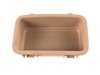 ES#261094 - 1J0896329C - Arm Rest Delete Kit With Rubber Storage Insert - Light Beige - (NO LONGER AVAILABLE) - Fills the gap where your arm rest used to be - Genuine Volkswagen Audi - 