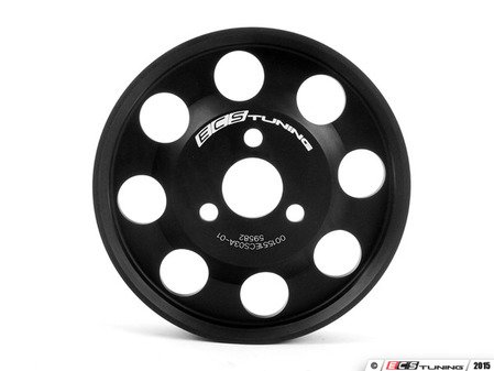 ES#3085 - 001551ECS03A-01 -  Lightweight Power Steering Pulley - Black - (NO LONGER AVAILABLE) - NOT an under drive pulley, reduces rotational mass of stock pulley system. - ECS - 