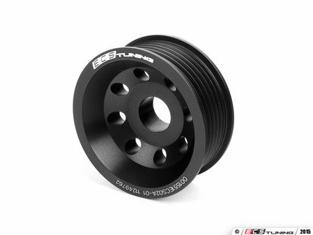 ES#3086 - 001551ECS02A-01 -  Lightweight Alternator Pulley - Black - NOT an under drive pulley, reduces rotational mass of stock pulley system. - ECS - Audi