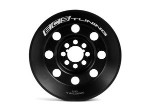 ES#2770140 - 001551ECS01B-01 -  Lightweight Crank Pulley - Black - (NO LONGER AVAILABLE) - NOT an under drive pulley, reduces rotational mass of stock pulley system. - ECS - 