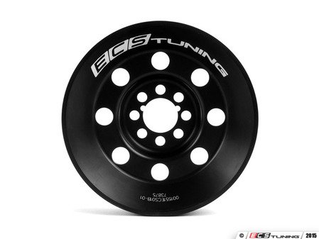ES#2770140 - 001551ECS01B-01 -  Lightweight Crank Pulley - Black - (NO LONGER AVAILABLE) - NOT an under drive pulley, reduces rotational mass of stock pulley system. - ECS - 