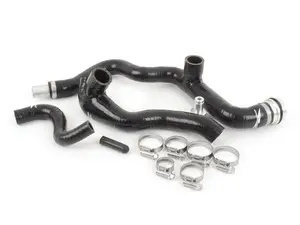 Silicone Reinforced Breather Hose Kit - With Billet PCV Valve