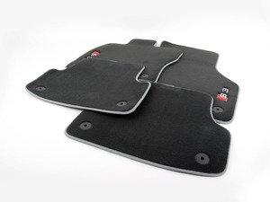 ES#2780058 - 8V5061270MNO - Carpeted Floor Mat Set - Sabre (Black) - Front and rear set of floor mats Featuring the 'S3' logo - Genuine Volkswagen Audi - Audi