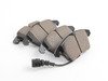 ES#1848558 - EUR1107 - Front Euro Ceramic Brake Pad Set - Ceramic composite developed to meet low dust & noise requirements. - Akebono - Audi Volkswagen
