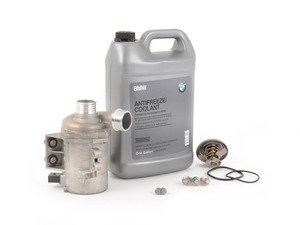 ES#2804557 - 11517586925KT9 - Performance Water Pump And Thermostat Kit - Includes a 74c race thermostat - Featuring a Pierburg pump - Assembled By ECS - BMW