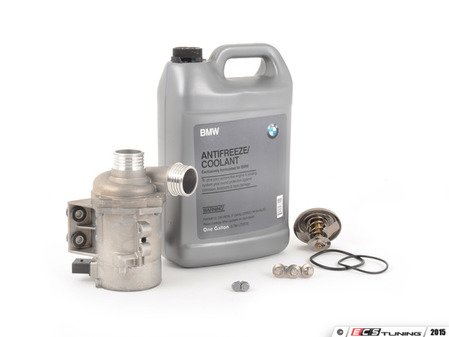 ES#2804557 - 11517586925KT9 - Performance Water Pump And Thermostat Kit - Includes a 74c race thermostat - Featuring a Pierburg pump - Assembled By ECS - BMW