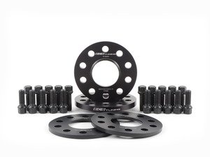 ES#2951806 - 002411ECS02KT1 - Wheel Spacer Flush Fit Kit With Black Bolts - Non-Aggressive - Includes spacers & Black bolts to obtain a flush look on your OE 20" 5-bar style wheels - ECS - Audi