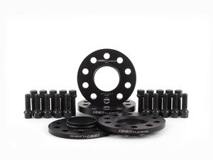 ES#2951808 - 002411ECS03KT1 - Wheel Spacer Flush Fit Kit With Black Bolts - Aggressive - Includes spacers & Black bolts to obtain a flush look on your OE 20" 5-bar style wheels - ECS - Audi