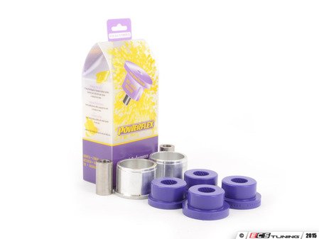 ES#2778140 - PFR5-1104X2 - Performance Polyurethane Rear Trailing Arm Complete Bushing Set - Helps maintain proper suspension geometry for improved handling and less "rear steer" feeling - Powerflex - MINI
