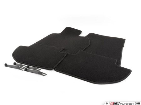 ES#3251877 - 000043153225FV - 944 / 968 Porsche Script Floor Mat Set - Black - New Replacement Genuine Porsche set of floor mats - Genuine Porsche - Porsche