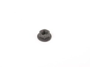 ES#2931603 - N90215802 - Black Zinc M6 Flanged Nut - Priced Each - ECS - Porsche