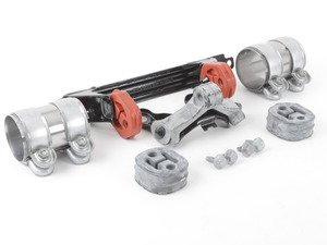 ES#2594041 - 1K0253144APKT2 - Cat-Back Exhaust Installation Kit - Includes all clamps and hardware to install a cat-back system - Genuine Volkswagen Audi - Audi