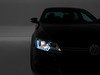 ES#3220801 - PR0JHVJ11-DRL-BK - OE Style Projector Headlight Set - Black - Features LED DRLs and dual-projectors in blacked-out housings - Spyder - Volkswagen