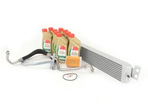 ES#2777500 - VFAOC-E9XM2KT - VF Engineering Oil Cooler With Oil Lines - Avoid heat soak and keep your M3 running cool with this upgraded oil cooler. For vehicles with a production date up to 04/2008. - Assembled By ECS - BMW