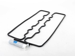 ES#2762237 - 1160161421KT1 - Valve Cover Gasket Kit - Level 1 - Includes both valve cover gaskets and a tube of sealant - Assembled By ECS - Mercedes Benz