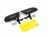 ES#2839596 - DH20BLKYLW - RS Style Door Pull Set - Yellow - Give your interior the racing feel of the Porsche RS models, sold as a pair - Rennline - Volkswagen