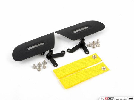 ES#2839596 - DH20BLKYLW - RS Style Door Pull Set - Yellow - Give your interior the racing feel of the Porsche RS models, sold as a pair - Rennline - Volkswagen